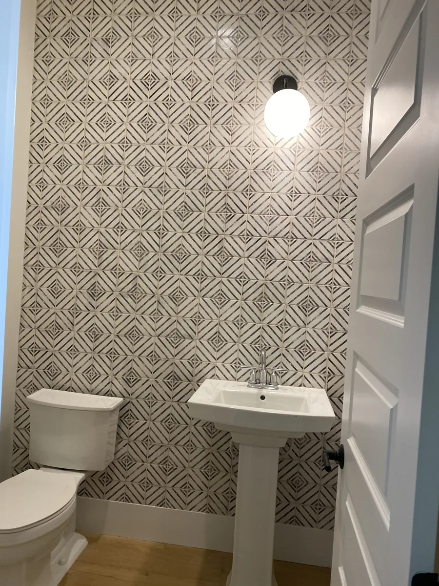 Decorative Diamond Pattern Bathroom Wall Tile | Albaner Tile and Stone Phoenix