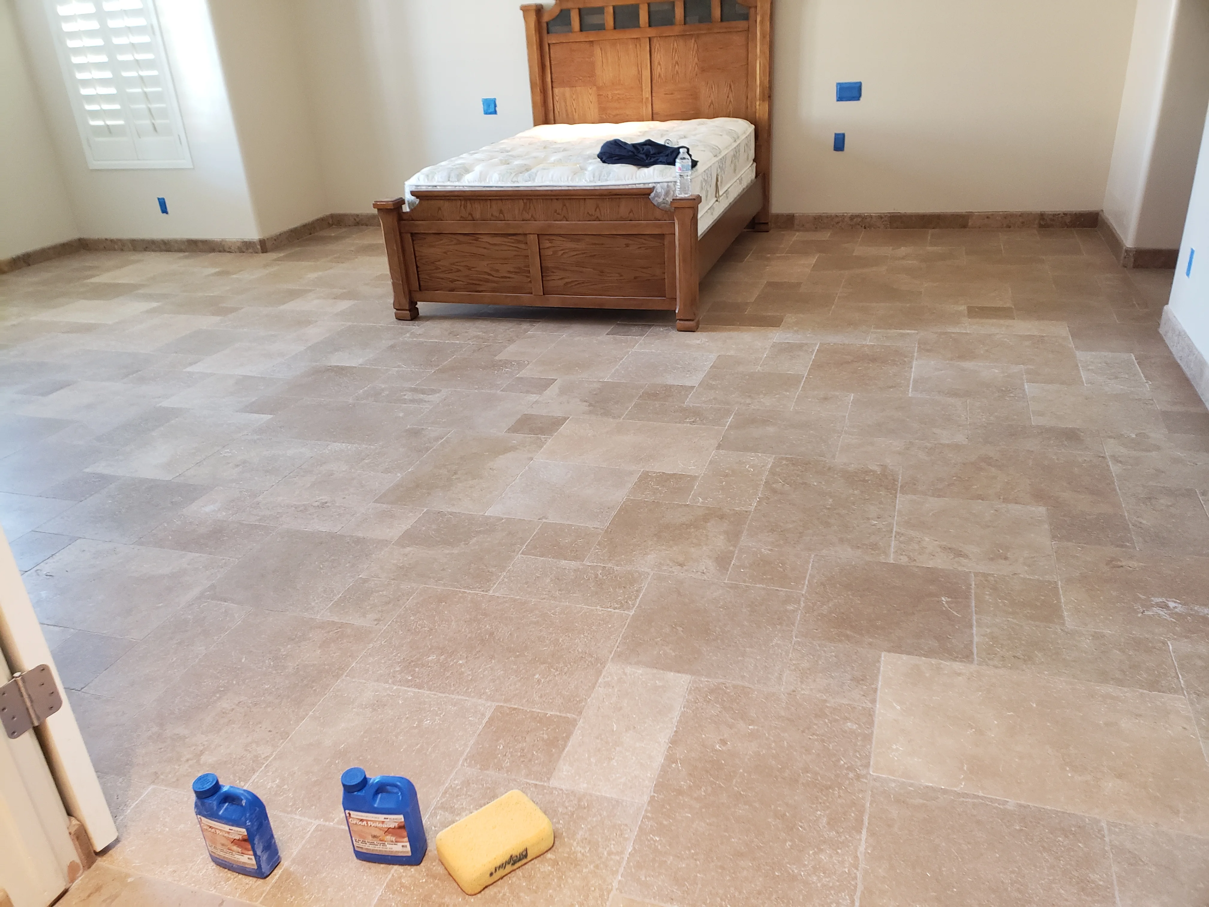 Travertine Tile Floor