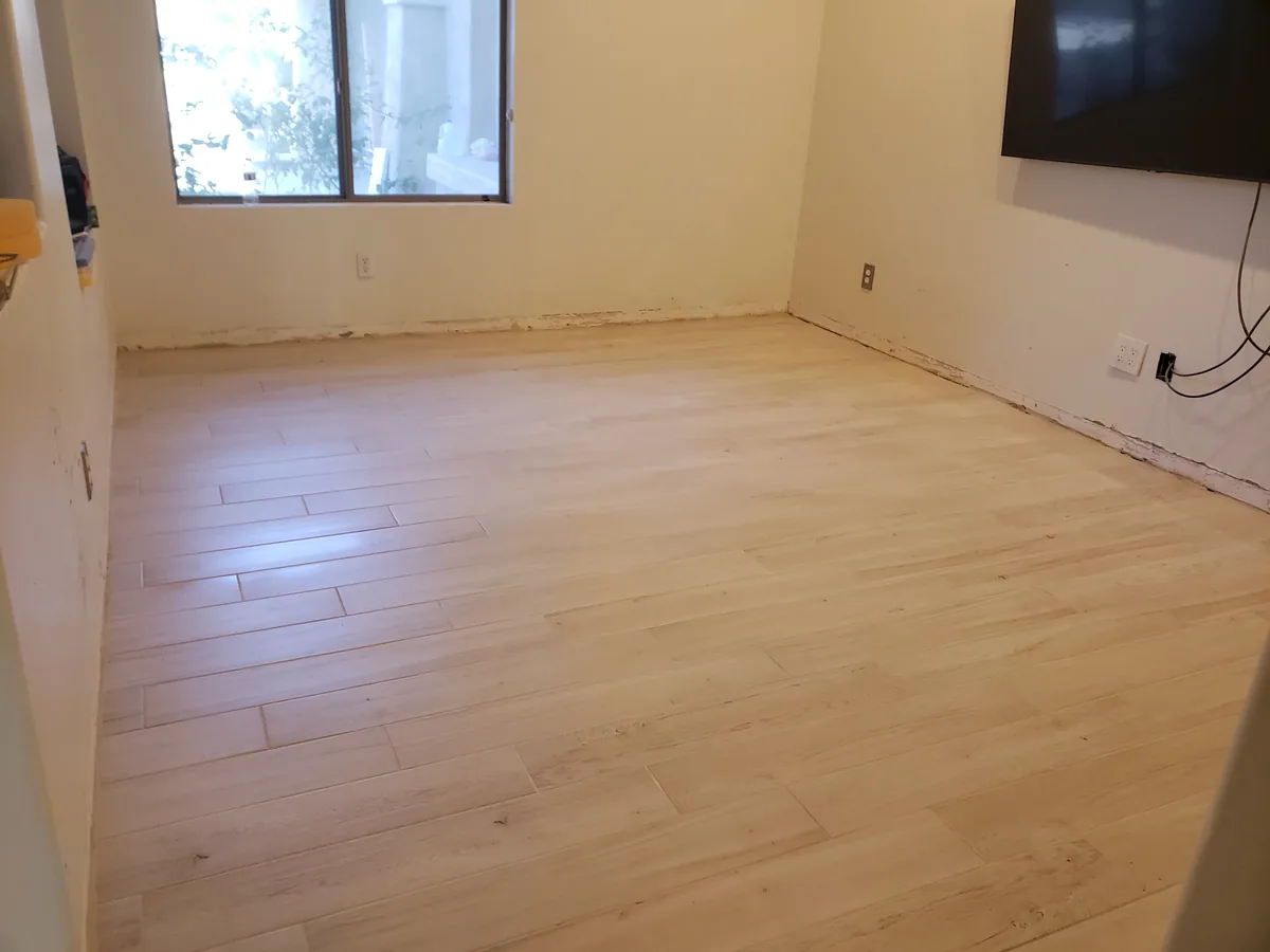 Light Wood-Look Porcelain Floor | Albaner Tile and Stone Phoenix