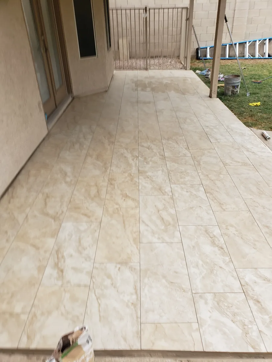 Porcelain Patio Floor | Albaner Tile and Stone Phoenix