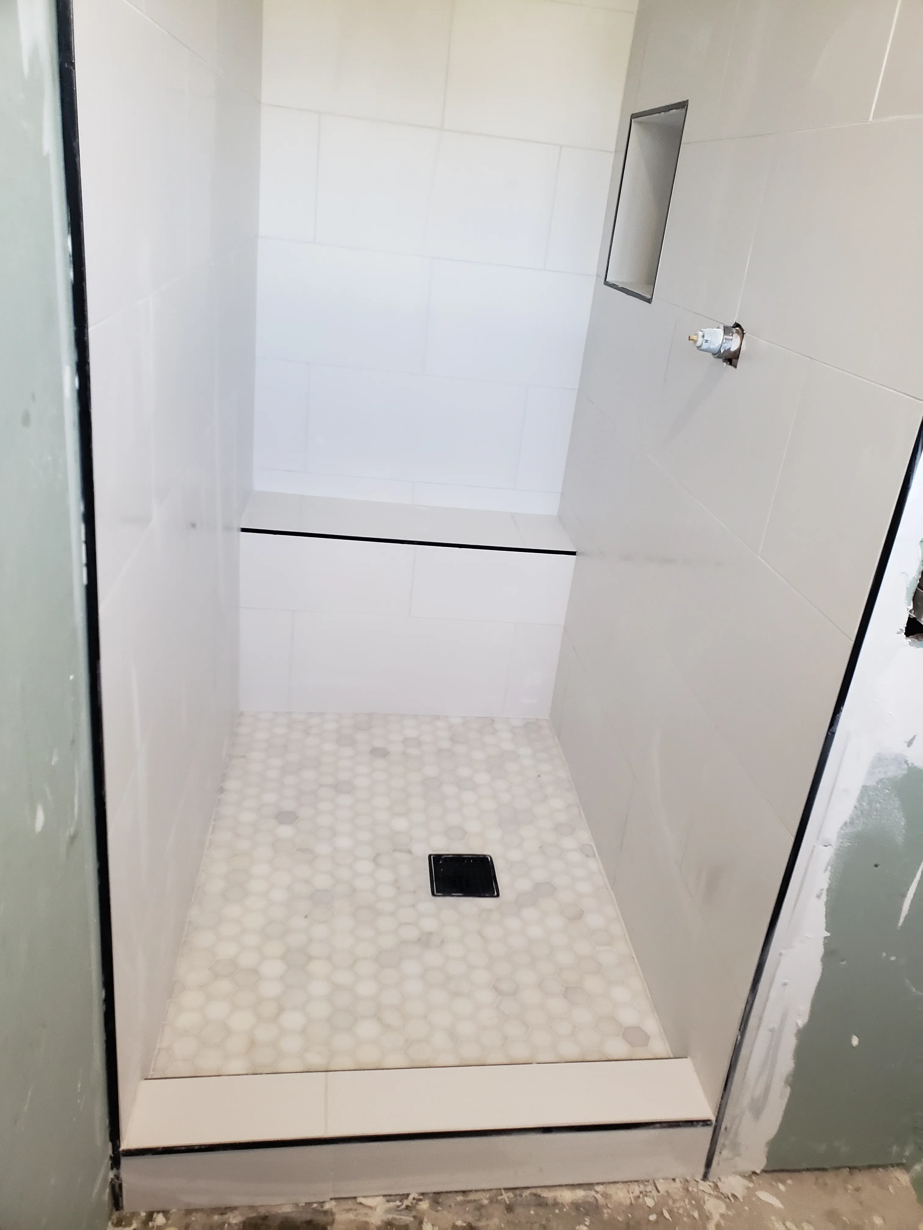 Porcelain Tile Shower