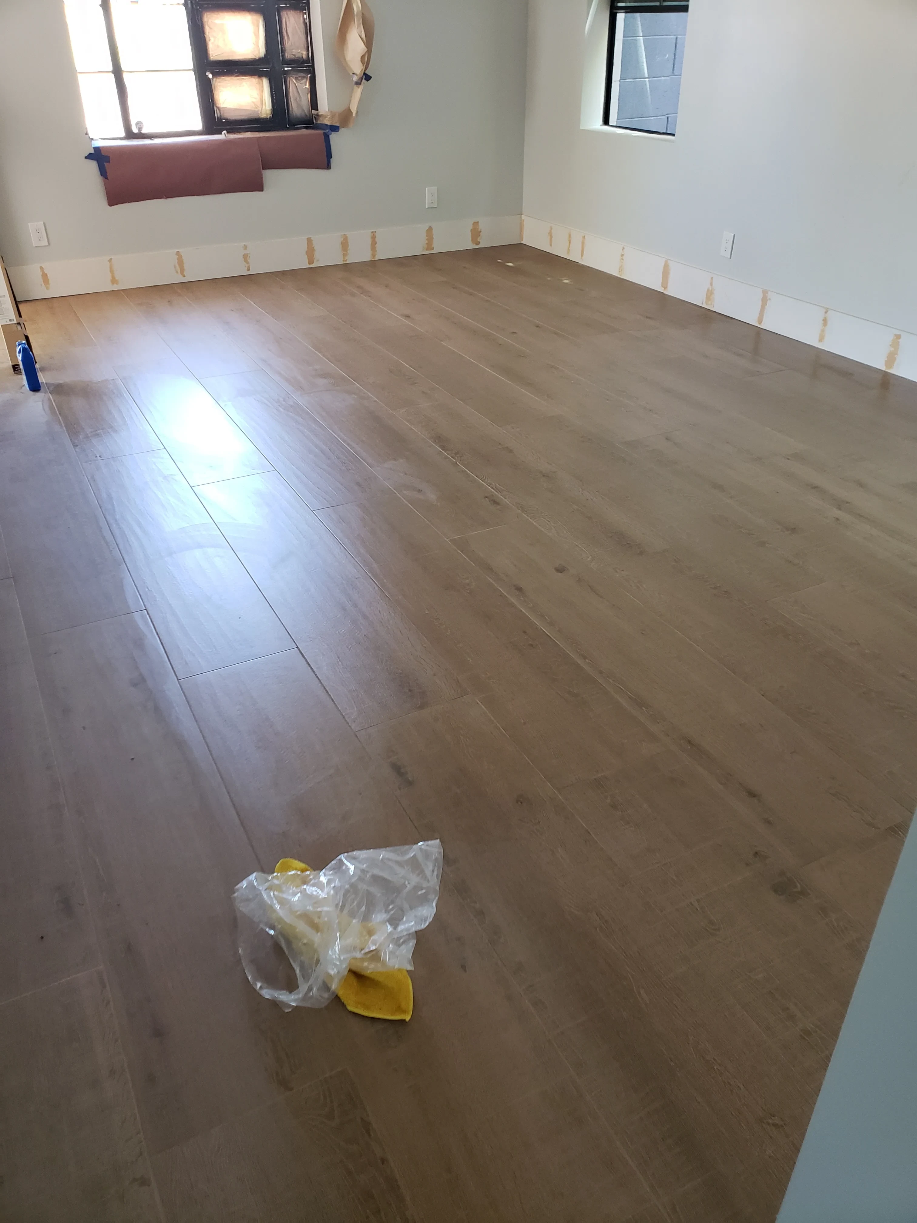 Wood-Look Porcelain Tile Floor